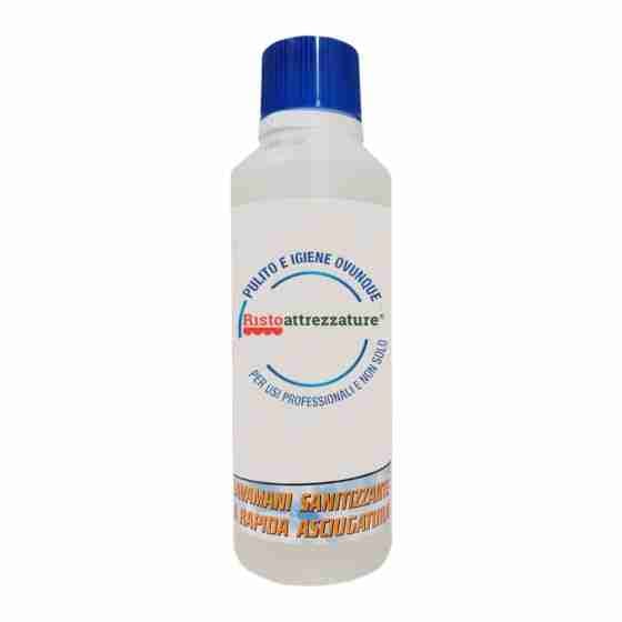 Gel professionale 250 ml igienizzante disinfettante e sanitizzante mani per uso quotidiano, battericida senza risciacquo 