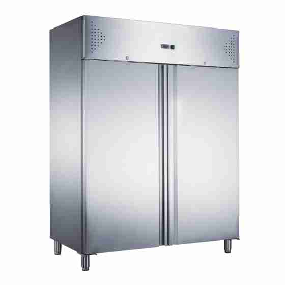 Armadio frigo refrigerato in acciaio inox 2 ante 1400 lt ...