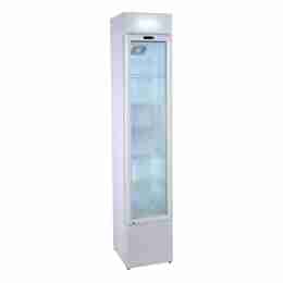 Vetrina pasticceria verticale refrigerazione statica con ventilatore di assistenza pannello pubblicitario 105 lt +1 +10 °C bianco