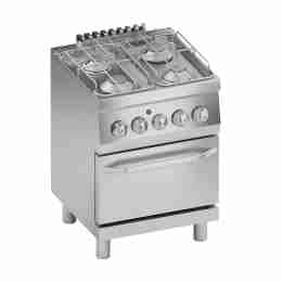 Cucina a gas 4 fuochi con forno a gas 25.5 kW 60x60x85h cm