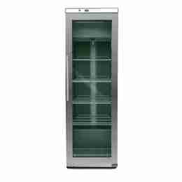 Armadio frigo refrigerato ventilato 1 anta in vetro esterno in acciaio inox 538 lt 0+8 °C