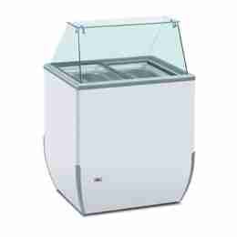 Banco gelati refrigerazione statica 4 gusti 780x640x1181h mm