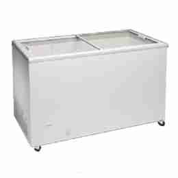Congelatore con porte in vetro scorrevoli capacità 400 lt 1503x670x895 mm