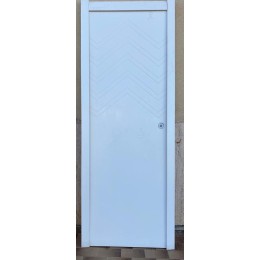 Porta in legno bianca per wc donne 71x212h cm usato
